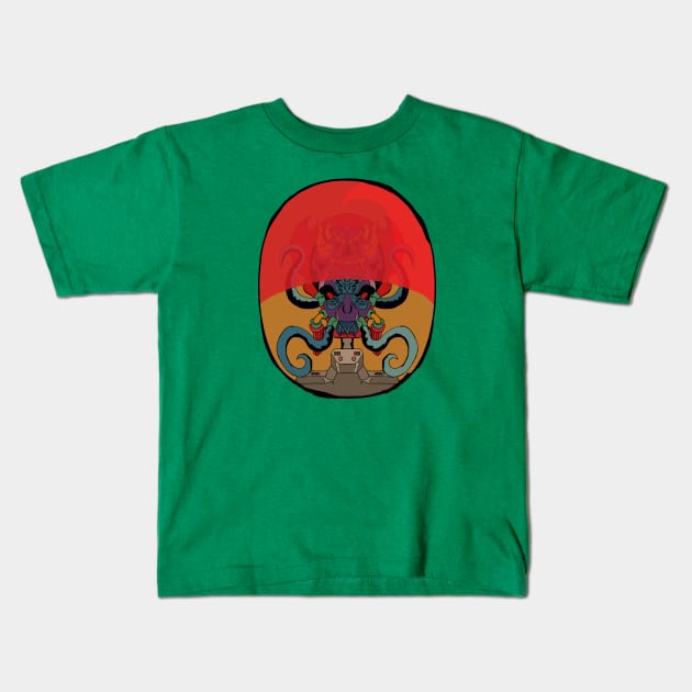 War of the Worlds Jack Kirby style Kids T-Shirt by Ace20xd6